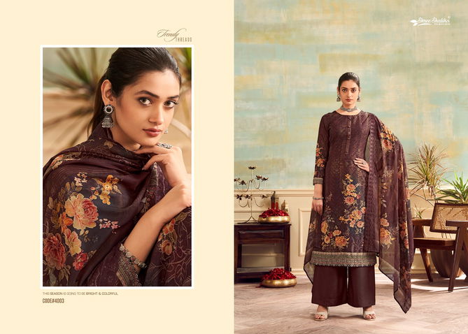 Mahajabeen Vol 4 By Shree Shalika Cotton Embroidery Printed Salwar Kameez Wholesale Online
